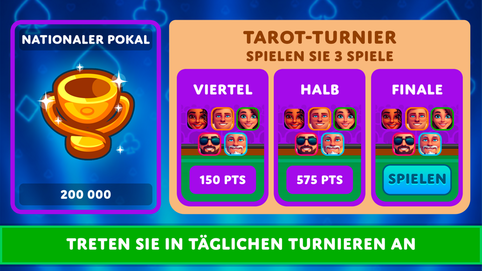 Online-Rommé-turniere